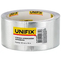 Стрічка клейка універсальна алюмінієва армована Unifix 50 мм x 10 м