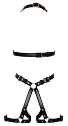 Боди-портупея с открытым доступом Bad Kitty, S/M - миниатюра 6