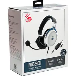 Ігрові навушники Bloody M590i Sports Navy [128602] - мініатюра 9