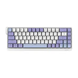 Клавіатура Ajazz NacodeX NK68 V2 Red Switch LED USB UA Purple/White/Blue (NK68-V2-R-PWB) - мініатюра 3