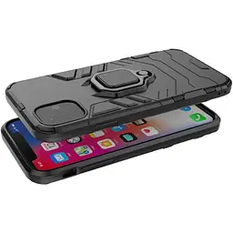 Чохол бампер Primolux Ring Armor для Apple iPhone 11 Black - мініатюра 2