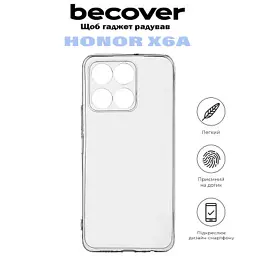 Чохол до мобільного телефона BeCover Honor X6a Transparancy (710877) - миниатюра 6