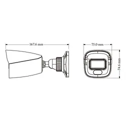 IP-відеокамера 8Mp TVT TD-9481S4L-C(D/PE/AW2) White f=2.8mm, ІЧ+LED-підсвічування, з мікрофоном (77-00475) - мініатюра 2