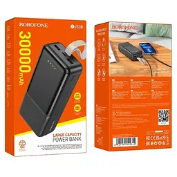 Портативний акумулятор Borofone BJ33B Creed 30000 mAh зовнішній чорний - мініатюра 4