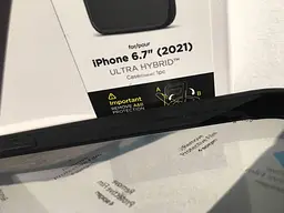 Оригінальний протиударний чохол для iPhone 13 Pro Max (6.7") Spigen Ultra Hybrid Matte Black (ACS03205) - мініатюра 4