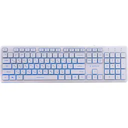Клавіатура Gembird KB-UML3-01-W-UA USB White (KB-UML3-01-W-UA) - мініатюра 1