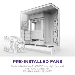 Корпус для ПК NZXT H9 Flow Dual-Chamber All White (CM-H92FW-01) - мініатюра 3