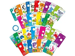 Гра настільна VLADI TOYS картки на кільці "Відгадайки" Жителі зоопарку та моря VT5000-14 - мініатюра 2