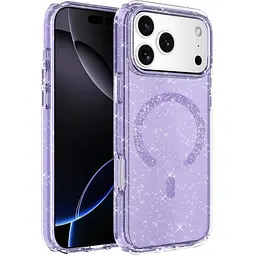 Чохол TPU Eclipse Sparkle (MagFit) для Apple iPhone 17 Pro (6.3) Purple