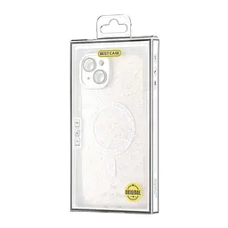 Чохол Splatter with MagSafe Protected Camera iPhone 15 Plus White - мініатюра 2