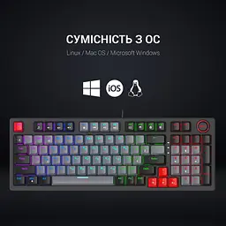 Клавіатура GamePro Red Switches механічна (MK120R) - мініатюра 12