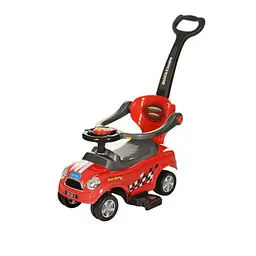 Дитяча каталка-толокар із батьківською ручкою Bambi 30х63х32,5 см det0015276