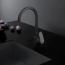 Змішувач для кухні, елегантний чорний F80E07122 AM.PM Like - мініатюра 2