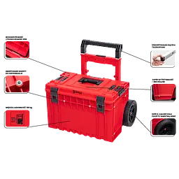Ящик для інструментів Qbrick SYSTEM ONE CART 2.0. RED ULTRA HD CUSTOM 641x485x660 мм 5901238257219 - мініатюра 4