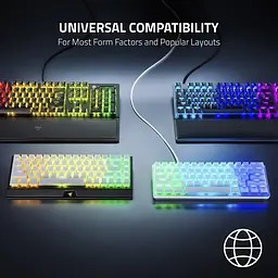 Набір кейкапів Razer Phantom US/UK Black (RC21-01740100-R3M1) - мініатюра 4