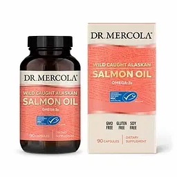 Жирні кислоти Dr. Mercola Salmon Oil, 90 капсул
