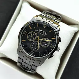 Наручний годинник чоловічий Clockhouse Rolex Чорний (IBW920BB) - мініатюра 2