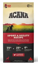 Сухий корм ACANA Sport&Agility Recipe для активних та спортивних собак усіх порід 17 кг (a53017)