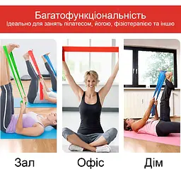 Стрічка-еспандер для фітнесу та реабілітації PowerPlay 11 кг fit0011648 - мініатюра 8