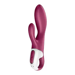 Вібратор-кролик Satisfyer Heated Affair 20 см бордовий - мініатюра 7