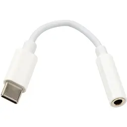 Перехідник PowerPlant USB Type-C (M) - AUX 3.5 мм (F), 0.2 м