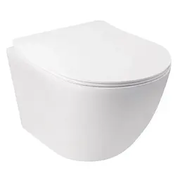 Унітаз підвісний Mixxus Ellipse-0306-R 520x360x365 мм, Rimless MI6708, Білий