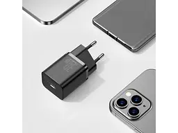 Мережевий зарядний пристрій BASEUS Super Si 30 W Black (CCSUP-J01) - мініатюра 9