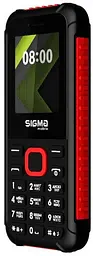 Мобiльний телефон Sigma mobile X-style 18 Track Dual Sim Чорний/Червоний - мініатюра 3