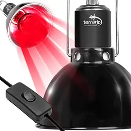 Світильник глибокий рефлекторний Terrario Biosphere Light 75W для локального обігріву тераріумів з керамічним патроном E27 - мініатюра 4