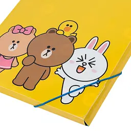 Папка Yes Line Friends, A4, на резинці (492098) - мініатюра 4
