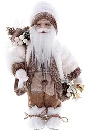 Новорічна фігура "Санта Клаус з Дзвіночками" BonaDi 16х9х30 см dec0008685