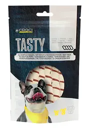 Ласощі для собак Croci Tasty кручений стік з качкою та тріскою 80 г C1030362