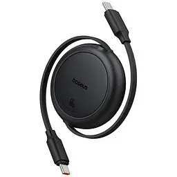 Дата кабель Baseus Free2Pull Mini Retractable Type-C to Type-C 60W (1m) (P10364500) Cluster Black