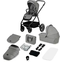 Універсальна коляска 2 в 1 Lionelo Meril Grey Stone (LO-MERIL 2IN1 GREY STONE) - мініатюра 5