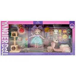 Дитяча іграшкова лялька "YQE-Girl" Bambi 3688-183A, з аксесуарами