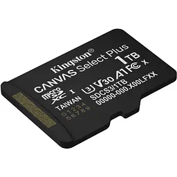 Memory card microSDXC 1TB Kingston Canvas Select Plus Gen3 C10 A1 V30 U3, Retail - мініатюра 2