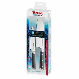 Набір ножів Ice Force, 2шт, нержавіюча сталь, пластик, чорний Tefal kuh0014546 - мініатюра 6