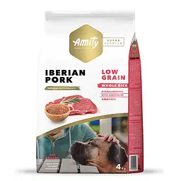 AMITY Super Premium Adult Iberian Pork, сухий корм для дорослих собак, з іберійською свининою 4 кг