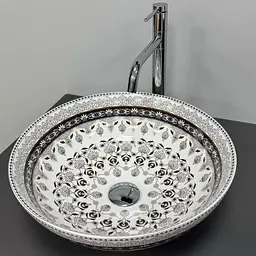 Умивальник VBI Arcile grey накладний VBI-016103, Сірий