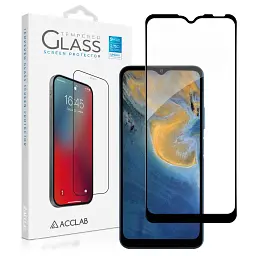 Скло захисне ACCLAB Full Glue ZTE Blade A71 Black (1283126515729) - мініатюра 2