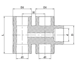П'ятерник Koer K0276.Pro 25x20 PPR KP2920 - мініатюра 2