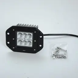 Світлодіодна додаткова LED фара 18W (3W x 6) 10-30V 121x91x80 mm ближній (Врізна) (15-18W) 1 шт. (3039) - мініатюра 3
