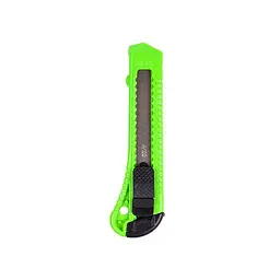 Ніж канцелярський №87, 15 х 3 см, лезо 18 мм Green