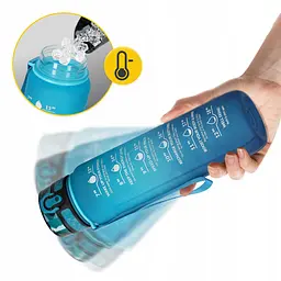 Пляшка для води спортивна 4FIZJO 1000 мл 4FJ0631 Sky Blue/Blue (P-5905973400763) - мініатюра 11