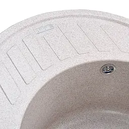 Гранітна мийка Globus Lux ARNO мигдаль 620х500-А0008 - мініатюра 4