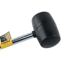 Киянка гумова чорна 340г металева обгумована рукоятка SIGMA (4317471) - мініатюра 3