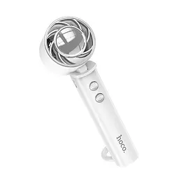 Вентилятор - портативний кулер Hoco HX61 1200 mAh Exquisite handheld folding fan білий - мініатюра 2