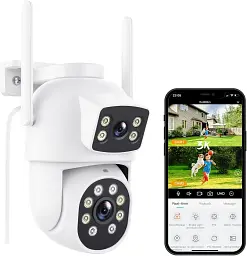 Камера відеоспостереження Reobiux 2.5K WiFi Outdoor ( D30-1P)