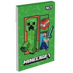 Блокнот Yes Minecraft А7 48 аркушів клітинка 1 шт. в асортименті (152567) - мініатюра 4
