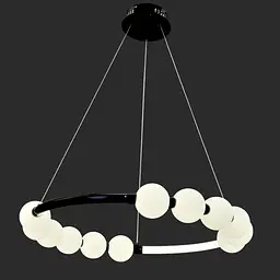 Led люстра перлини Art 6294/600BK